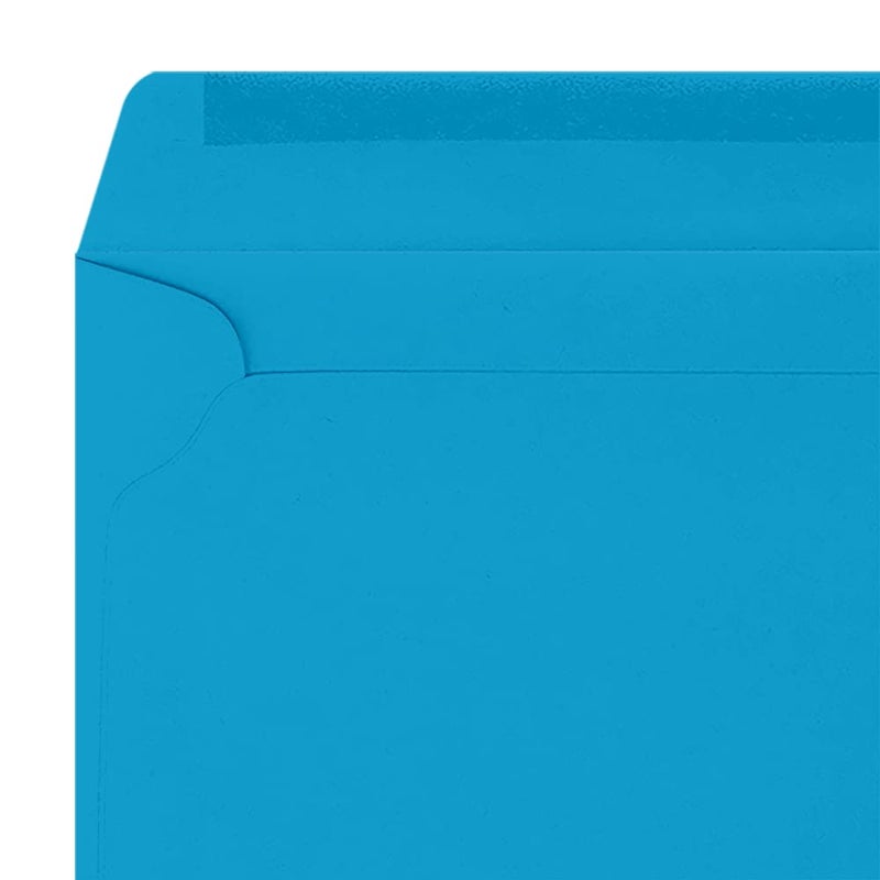 LUXPaper 9 x 12 Booklet Envelopes | Pool Blue | 80lb. Text | 50 Qty - Image 4